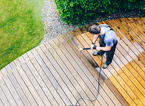 How to clean decking