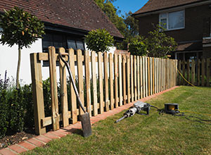 How to take down an old garden fence safely