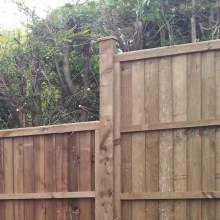 1001002400Brown  Wooden Fence Posts 100 X 100 X 2400mm 3