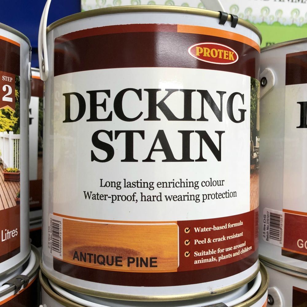 Decking Stain - Antique Pine | Free Delivery Available | Protek ...