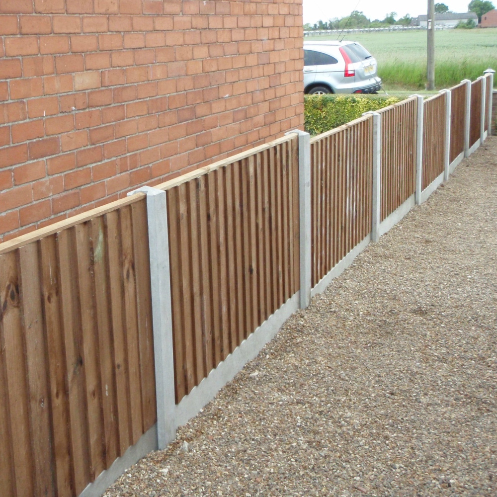 6ft x 4ft Fully Framed Featheredge Heavy Duty Fence Panels 6 x 4 Feather Edge 