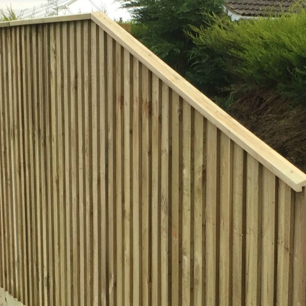 Wooden Rebated Fence Capping Pressure Treated Free Delivery Available