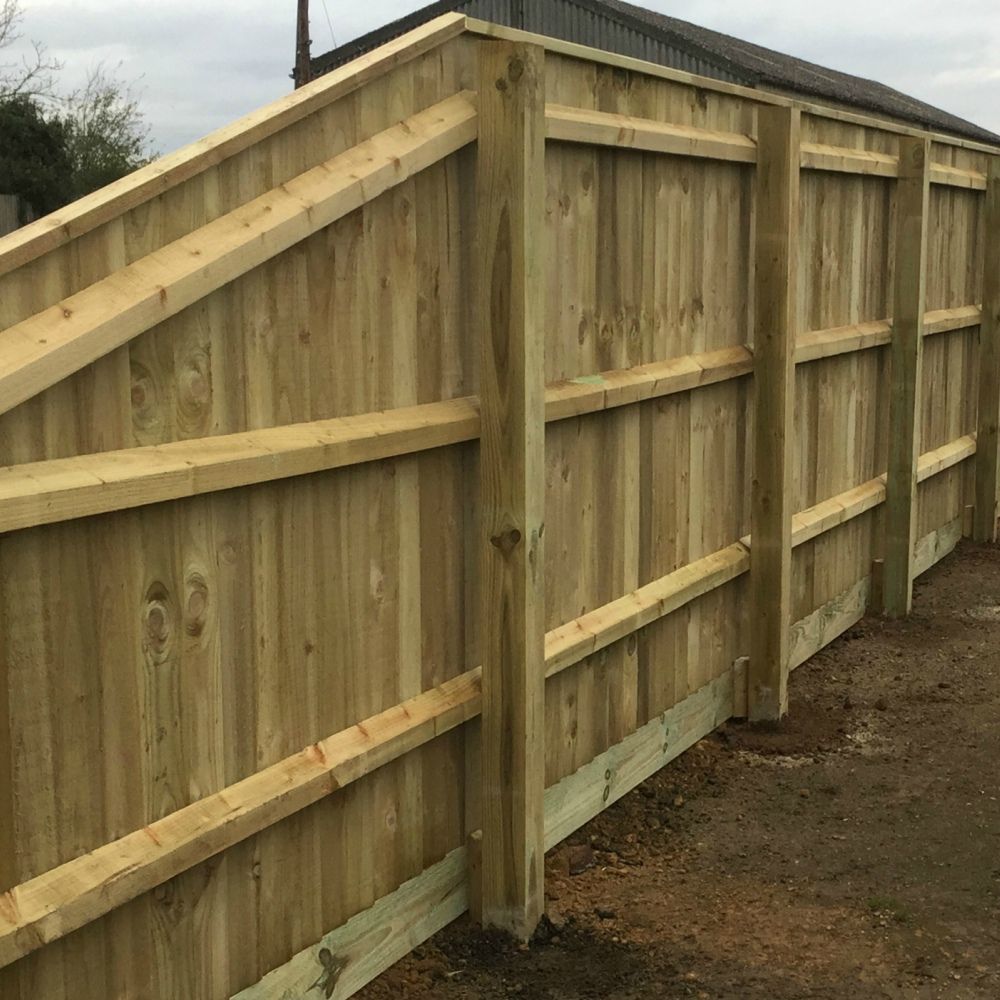 6ft TANALISED FENCE PANEL TOP CAPPING 16 x 47 x 1828mm 